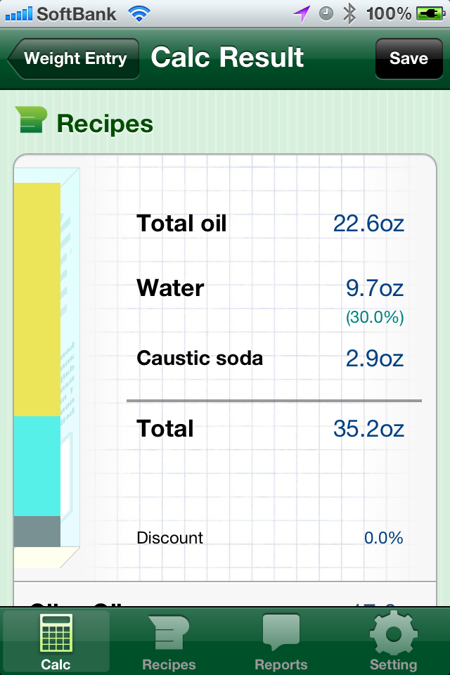 Handmade Soap Calculator